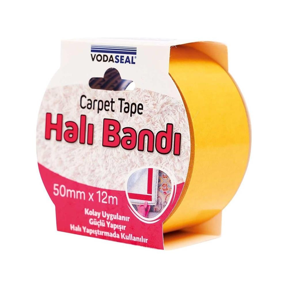 Vodaseal Halı Bandı Çift Taraflı Bant 50mm - 12 Metre - Karavan Malzemeleri, Karavan EkipmanlarıYapıştırıcılar & BantlarVodasealVodaseal Halı Bandı Çift Taraflı Bant 50mm - 12 Metre