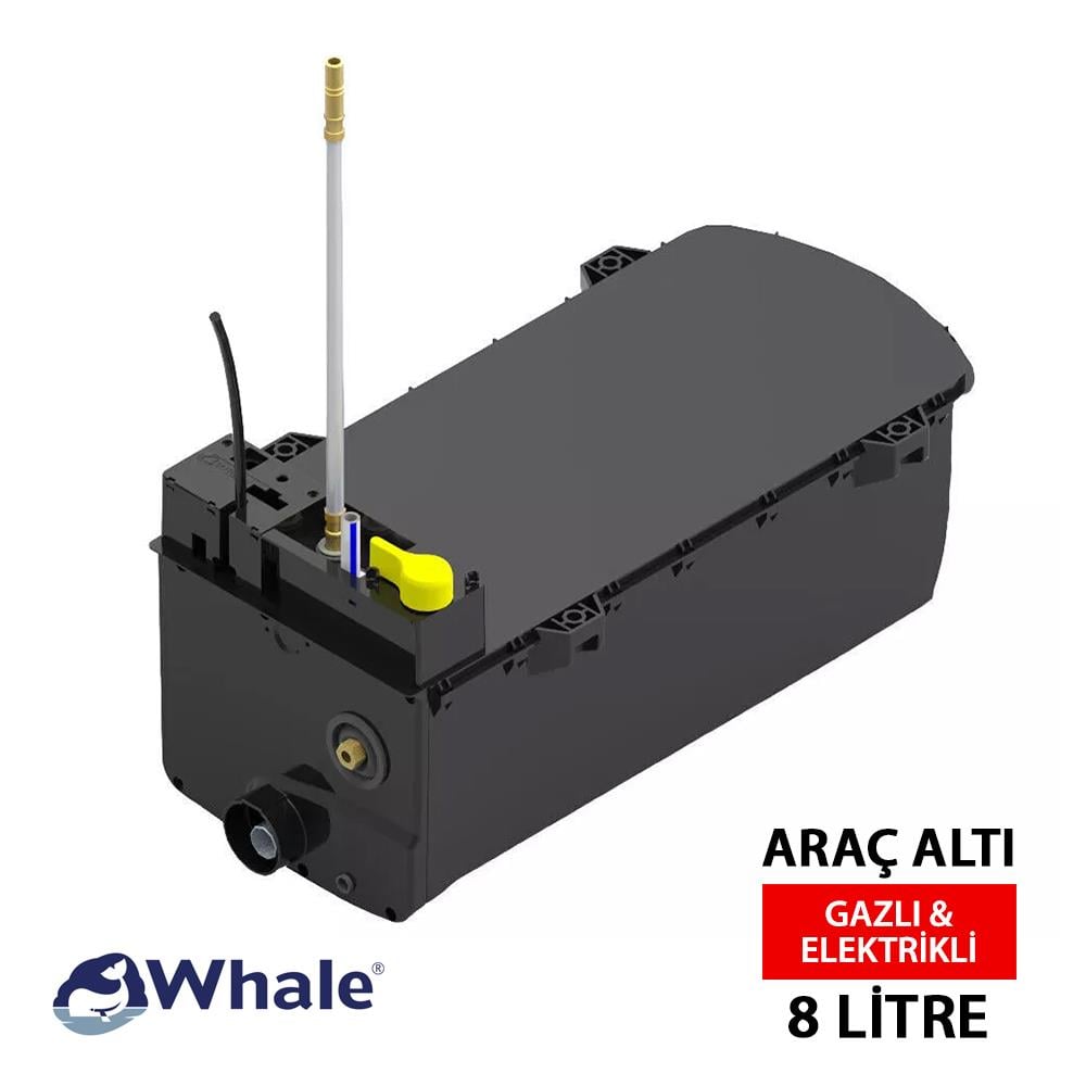 Whale 8 Litre Gazlı Su Isıtıcı (Araç Altı) - Karavan Malzemeleri, Karavan EkipmanlarıSu IsıtıcılarWhaleWhale 8 Litre Gazlı & Elektrikli Su Isıtıcı (Araç Altı)
