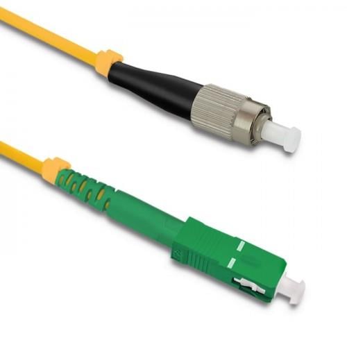1M PATCHCORD SC/APC FC/UPC YEŞİL SİYAH VİDALI