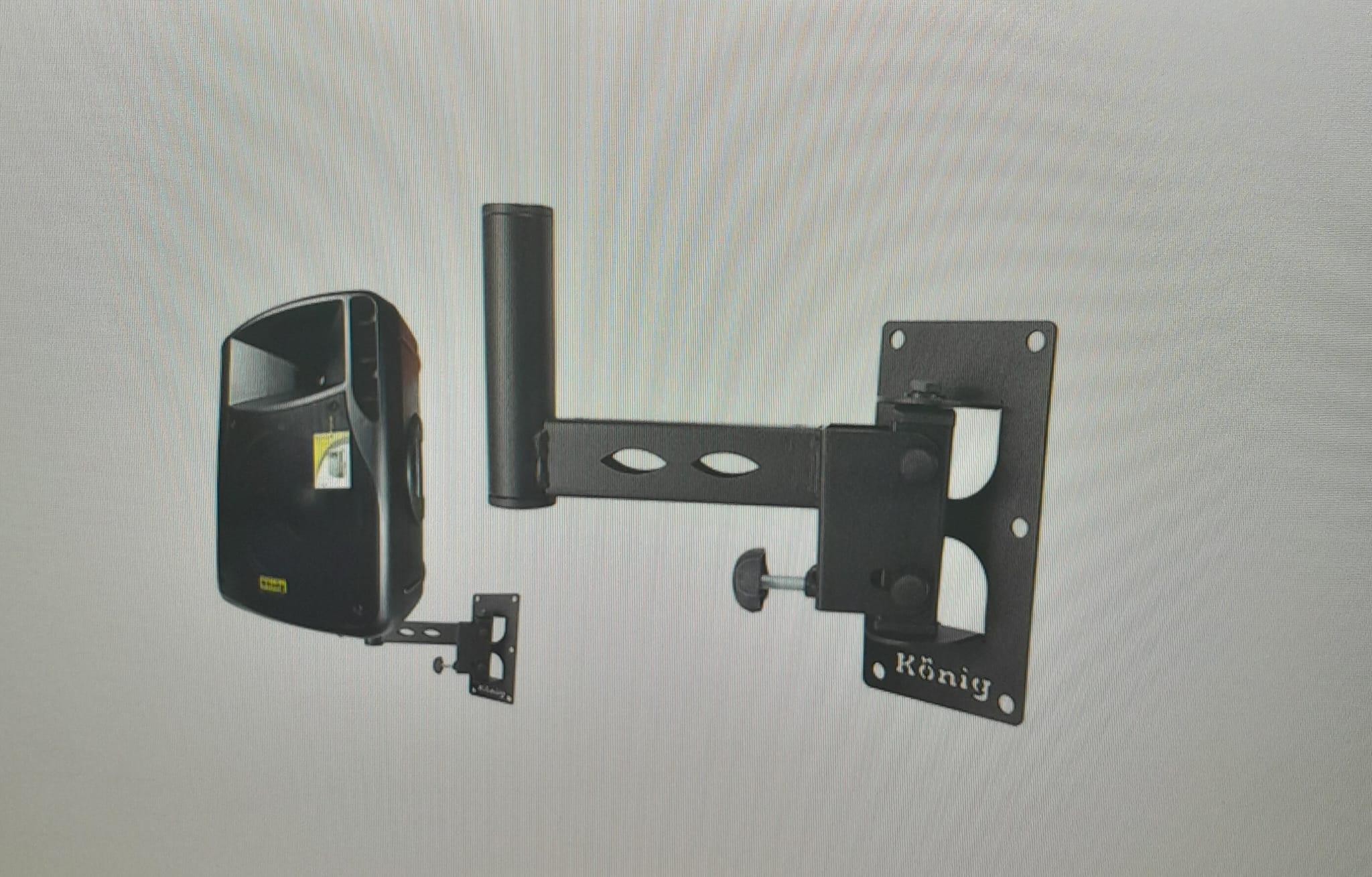 König K-201 Kabinli Hoparlör Askı Aparatı (30 cm Hoparlör Sehpa)