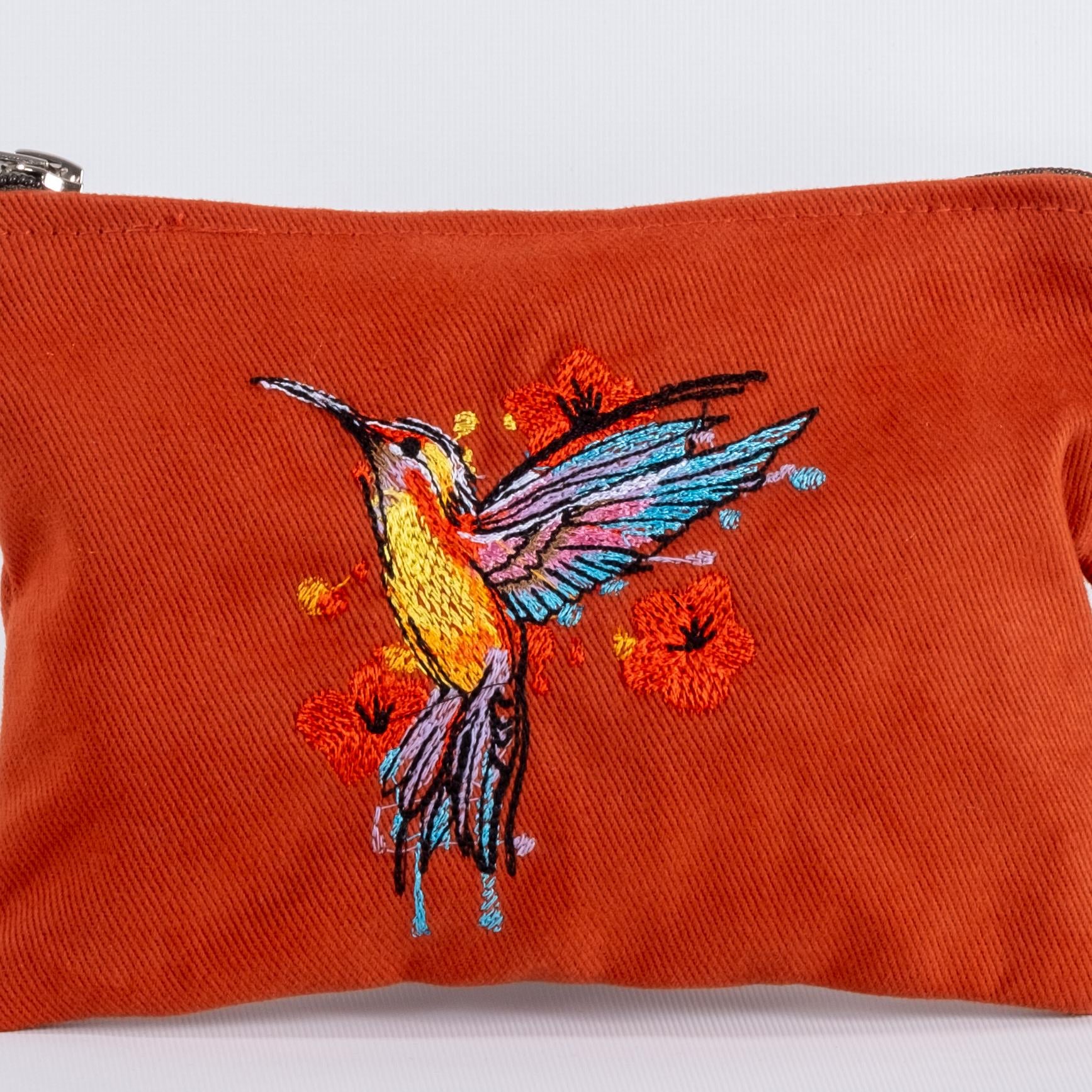 Arı kuşu Nakış İşlemeli Taba Cüzdan /Çanta İçi Düzenleyici