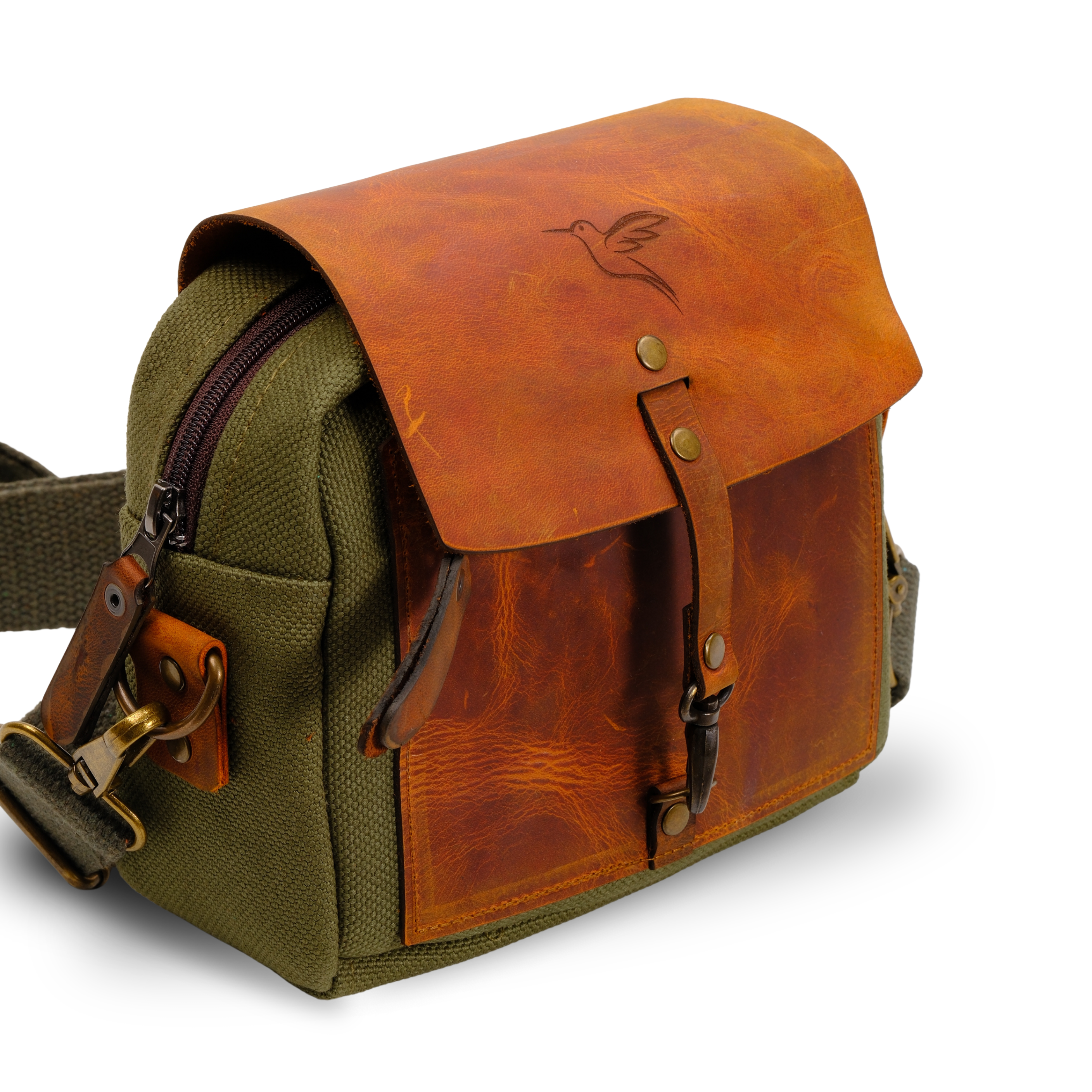 PANAMA-Mini Boy Postacı Çantası (HAKİ)