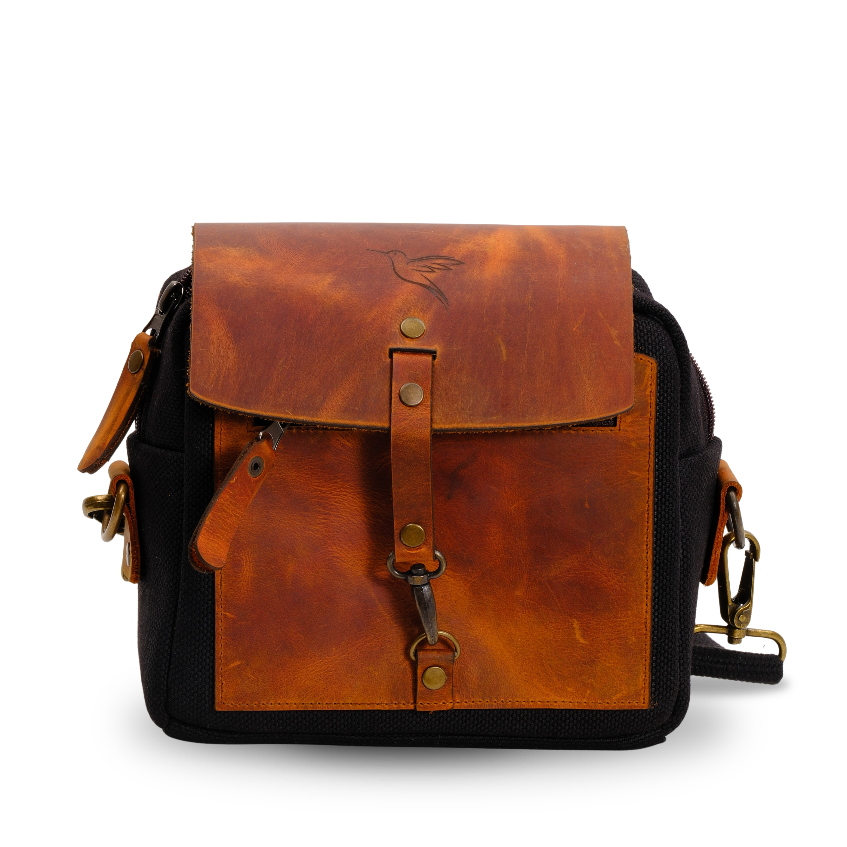 PANAMA-Mini Boy Postacı Çantası (SİYAH))