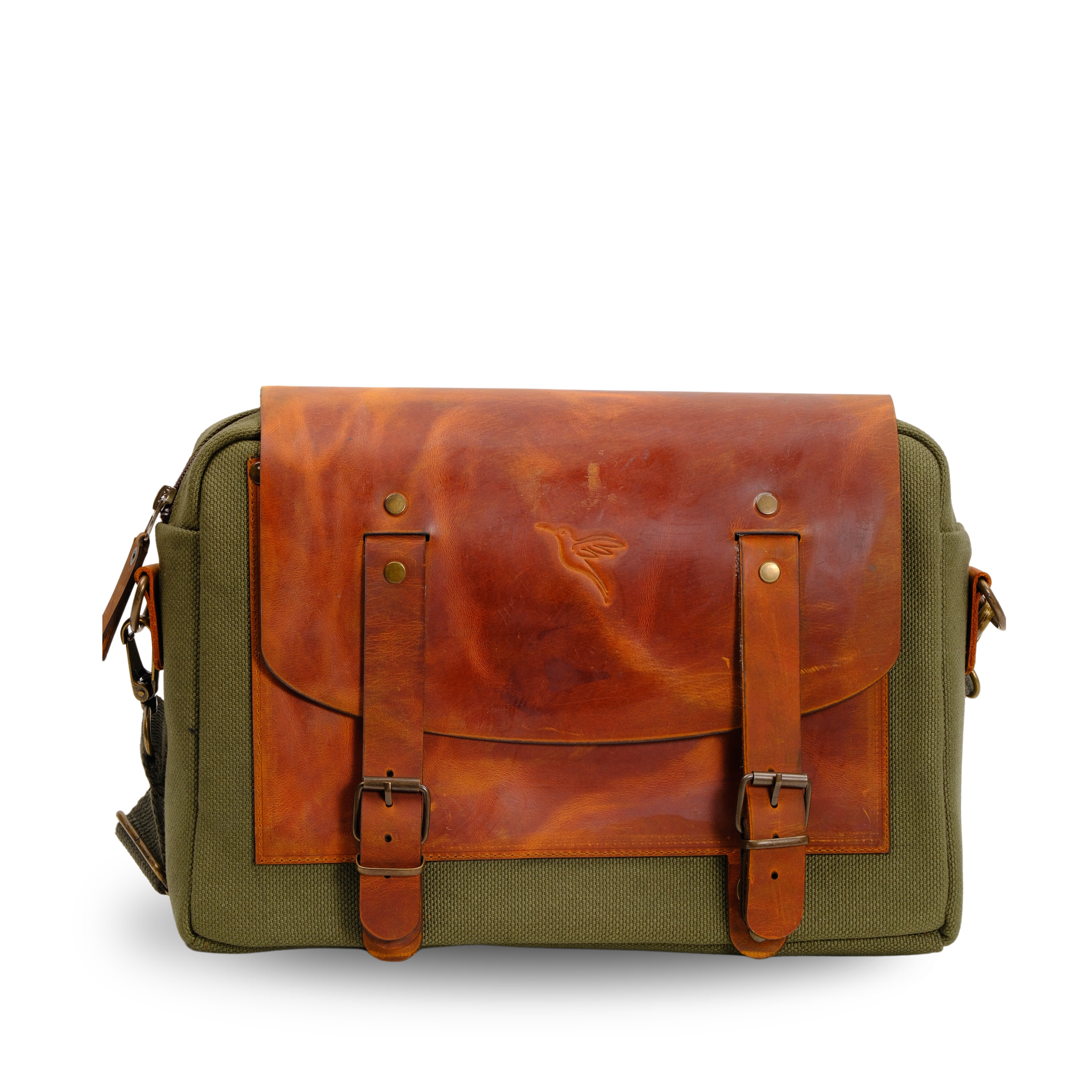 PANAMA-Orta Boy Postacı Çantası (HAKİ)