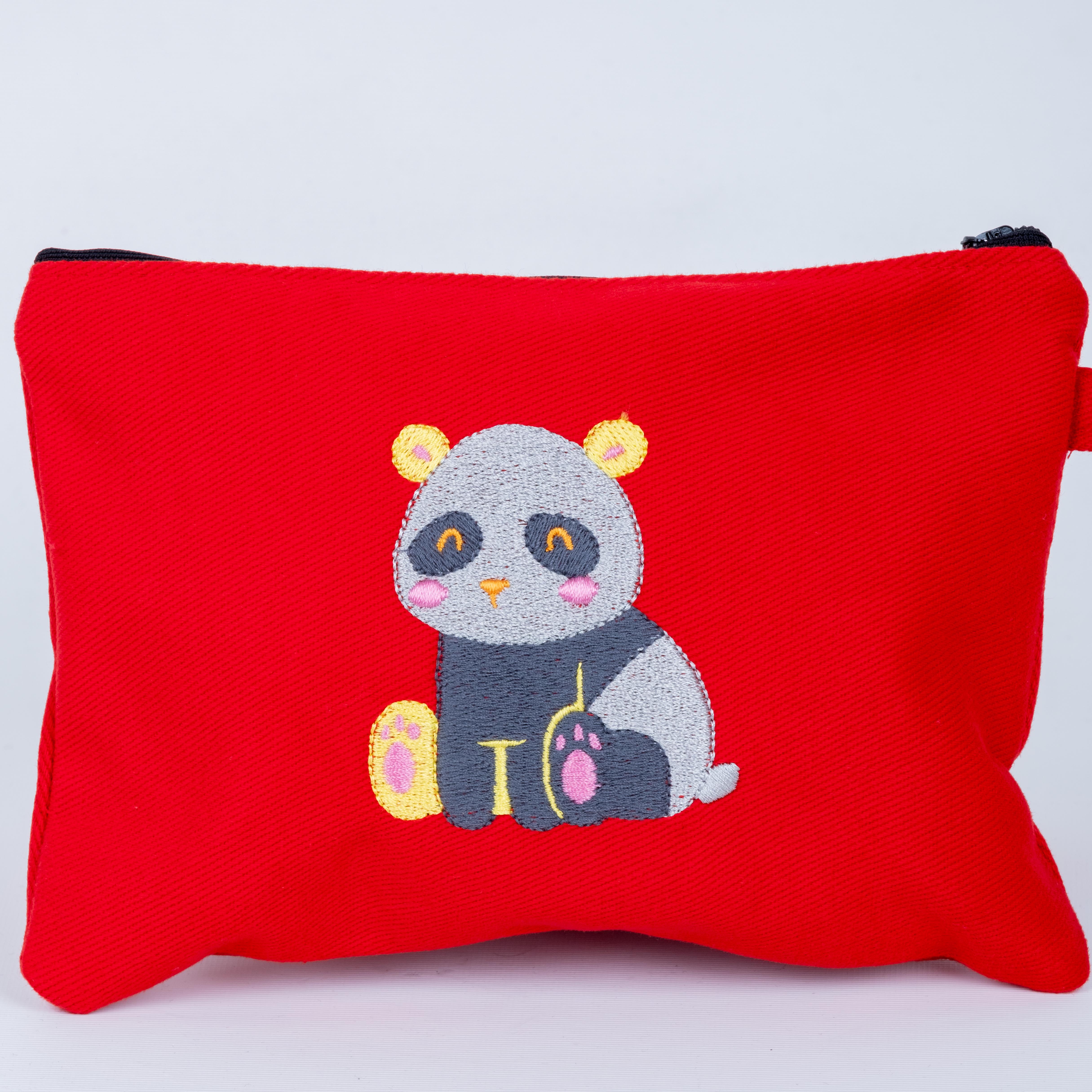 Panda Nakış İşlemeli Cüzdan /Çanta İçi Düzenleyici
