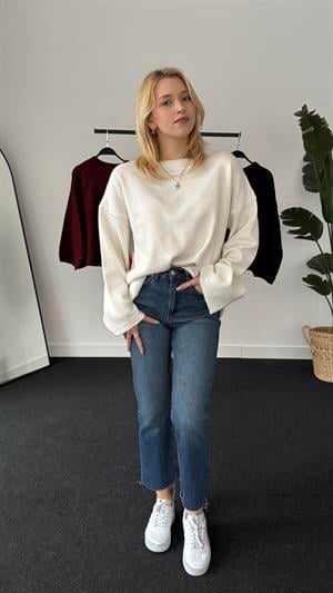 Basic Yumoş Kazak Beyaz