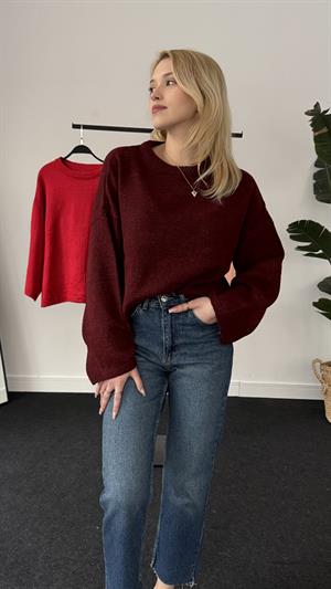 Basic Yumoş Kazak Bordo 