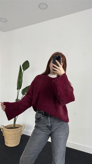 Basic Yumoş Kazak Bordo