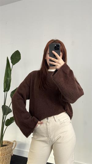 Basic Yumoş Kazak Kahverengi