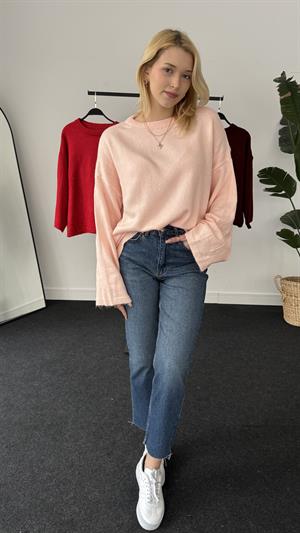 Basic Yumoş Kazak Pembe