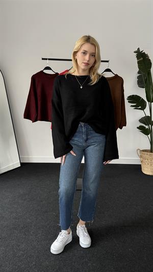 Basic Yumoş Kazak Siyah