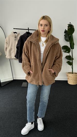 Bear Kumaş Ceket Kahverengi