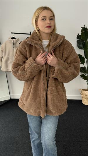 Bear Kumaş Ceket Kahverengi