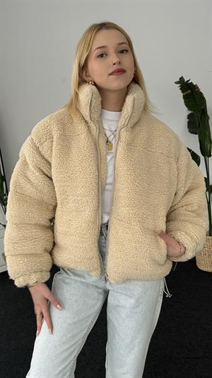 Bear Kumaş Peluş Mont 