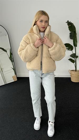 Bear Kumaş Peluş Mont 