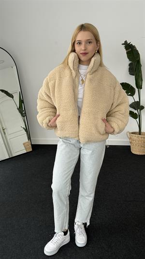 Bear Kumaş Peluş Mont 