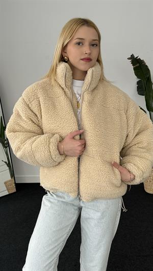 Bear Kumaş Peluş Mont 