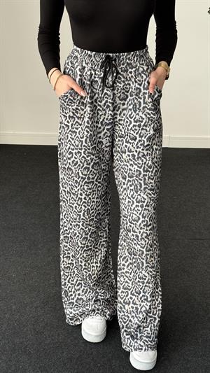 Beli Latikli Leopar Eşofman Krem 