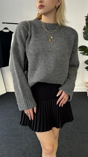 Bisiklet Yaka Basic Kazak Antrasit