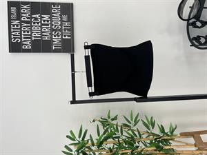 Büzgülü Kalın Streç Yanı Yırtmaclı Büstiyer Siyah 