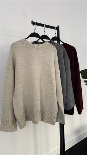 Çelik Dokuma Pomella Kazak Ekru