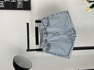 Double Paça Kot Şort 