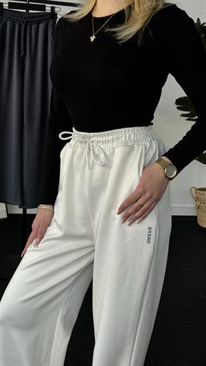 Geniş Paça Oysho Esofman Beyaz