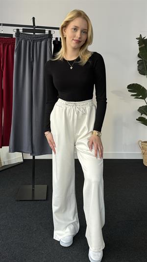 Geniş Paça Oysho Esofman Beyaz