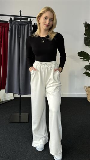 Geniş Paça Oysho Esofman Beyaz