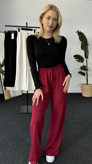 Geniş Paça Oysho Esofman Bordo 