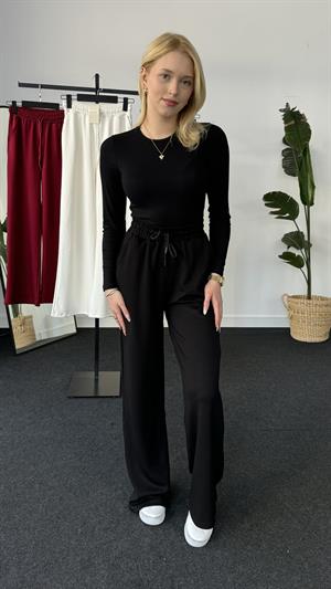 Geniş Paça Oysho Esofman Siyah 