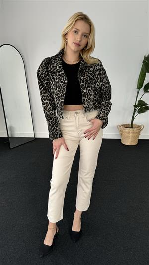 Leopar Kot Ceket