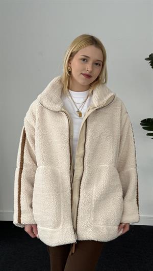 Lux Bear Ekru Peluş Kürk