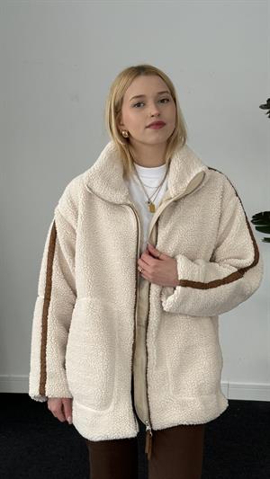 Lux Bear Ekru Peluş Kürk