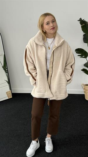 Lux Bear Ekru Peluş Kürk