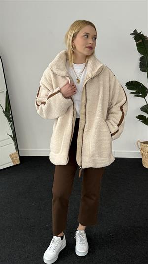 Lux Bear Ekru Peluş Kürk