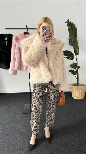 Lüx Kalite İpek Kürk Kemik 