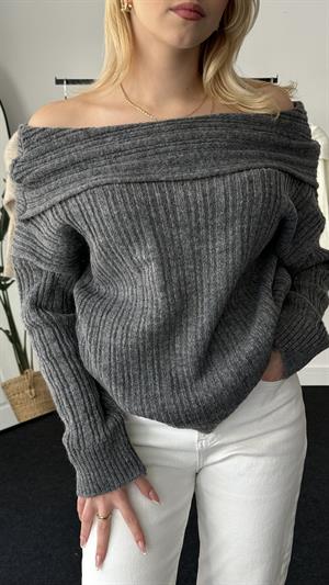 Madonna Yaka Fitilli Kazak Antrasit