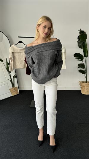 Madonna Yaka Fitilli Kazak Antrasit