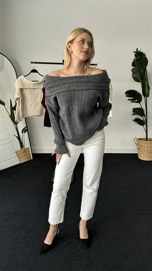 Madonna Yaka Fitilli Kazak Antrasit