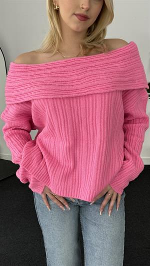 Madonna Yaka Fitilli Kazak Pembe