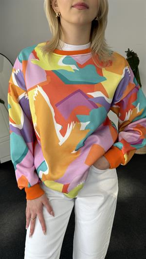 Marka Model Renkli Tasarım Sweat