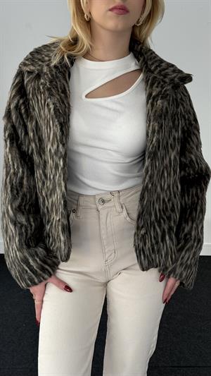 Massi Model Tasarım Gecisli Pelus Ceket