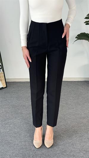 Modal Kumaş Havuç Pantolon Siyah 