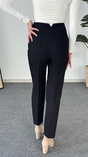 Modal Kumaş Havuç Pantolon Siyah 