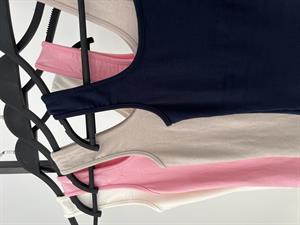 Modal Pamuk U Yaka Oysho Crop Pembe