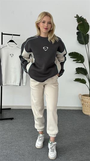 Nike Nakışlı Sweat Antrasit 