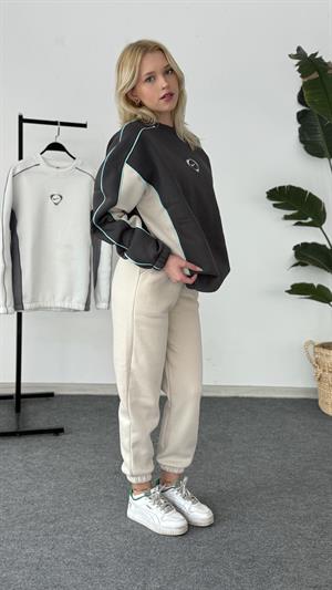 Nike Nakışlı Sweat Antrasit 