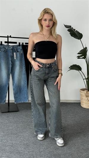 Orjinal Kalıp Baggy Jean Koyu Mavi 