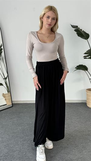 Oysho Model Prenses Yaka Uzun Kol Boddy Taş